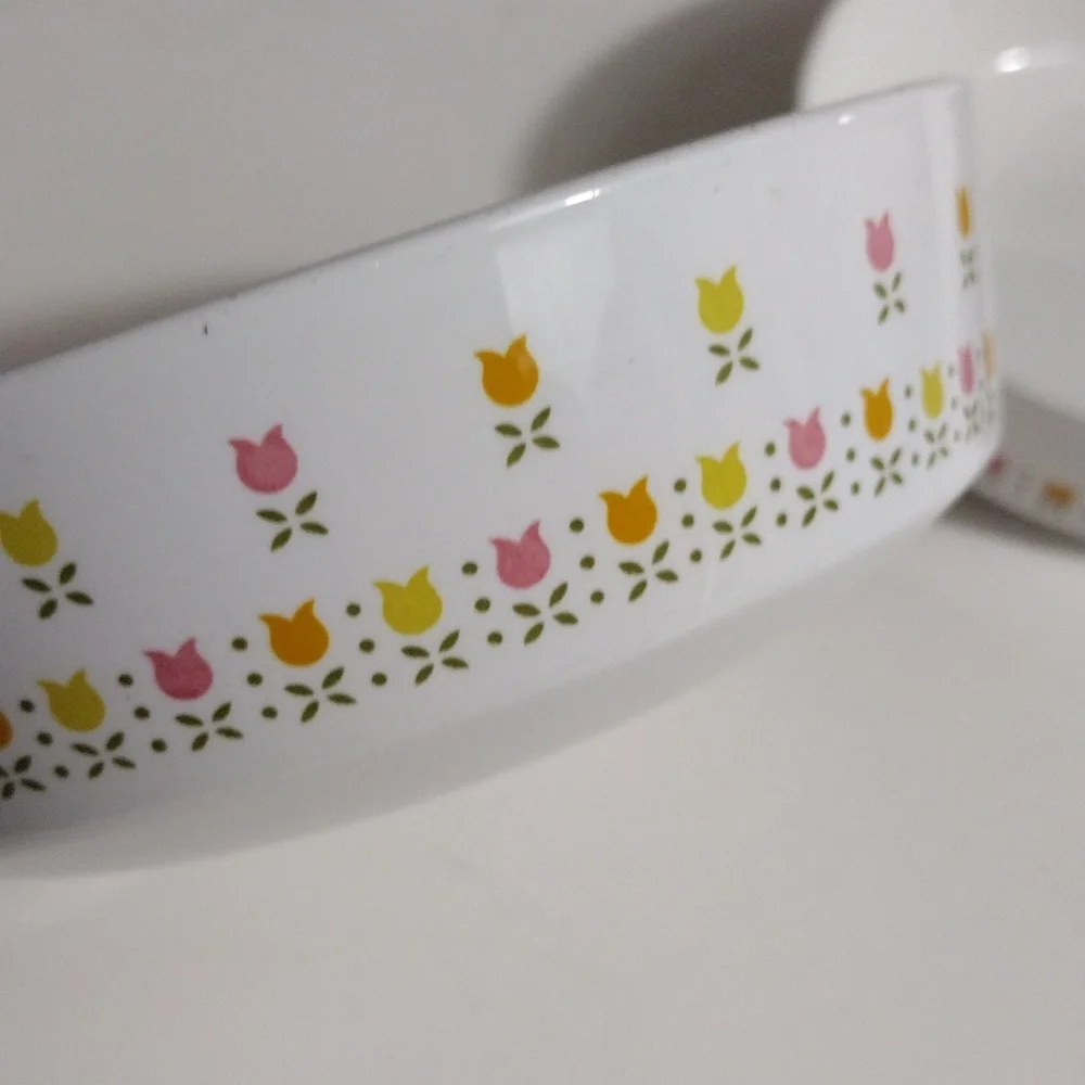 Vintage Corningware White Bowls